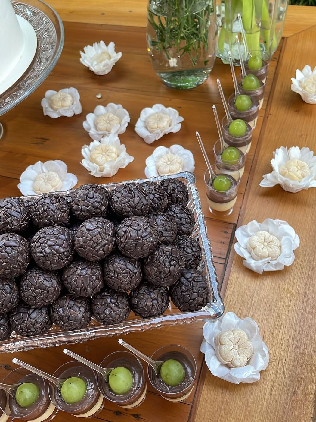 Mesa de doces montada para evento